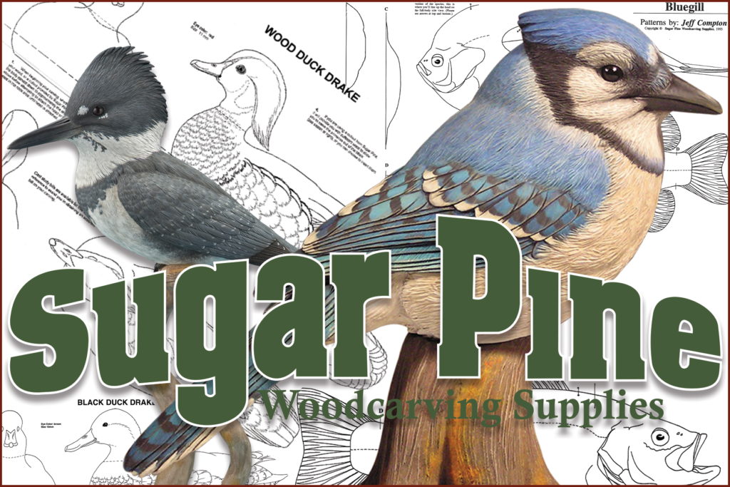 sugar pine woodcarving banner